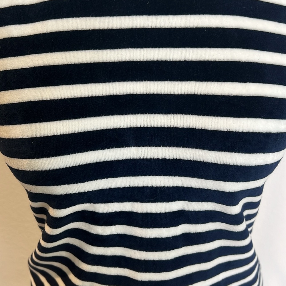 T By Alexander Wang Velour Mock Turtleneck Crop T… - image 3